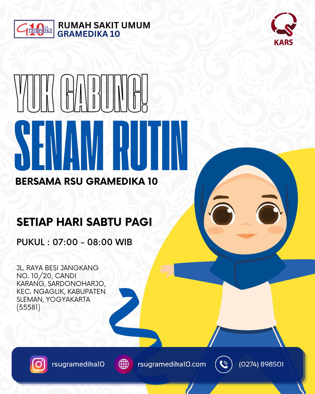Yuk Gabung Senam Rutin Bersama RSU Gramedika 10!